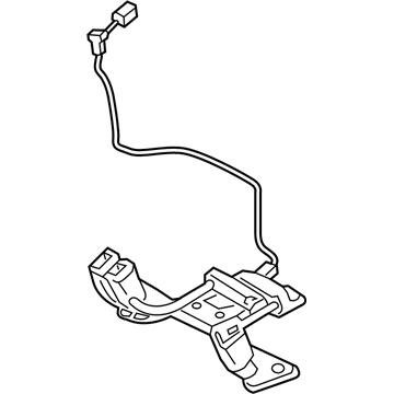 Ford GD9Z-5460044-AH Buckle Assembly - Seat Belt