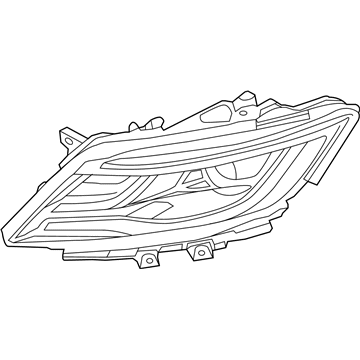 2018 Lincoln MKC Headlight - EJ7Z-13008-H