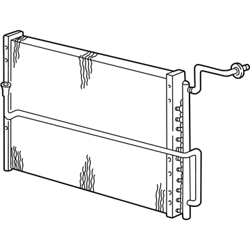 Ford F6UZ-19712-AA Condenser Assembly