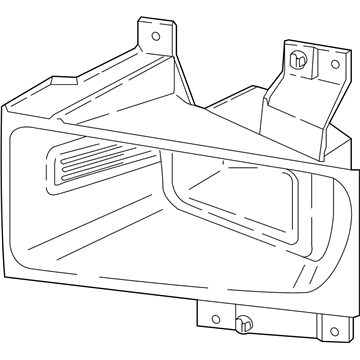 Ford HC3Z-15201-B Lamp Assembly - Fog - Front