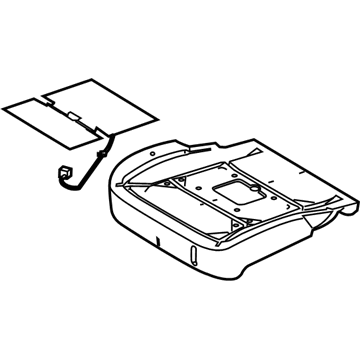 Ford DA8Z-74632A23-F Front Seat Heating Pad Assembly