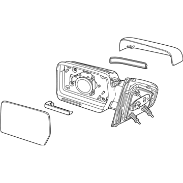 Ford BL3Z-17682-AA Mirror Assembly - Rear View Outer