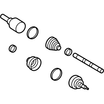 Ford AL1Z-3A428-A Front Axle Shaft