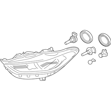 Ford HS7Z-13008-G Headlamp Assembly