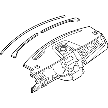 Ford DG1Z-5404320-BA Panel - Instrument