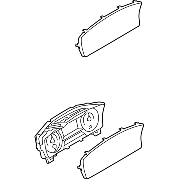 Ford HA8Z-10849-CA Instrument Cluster