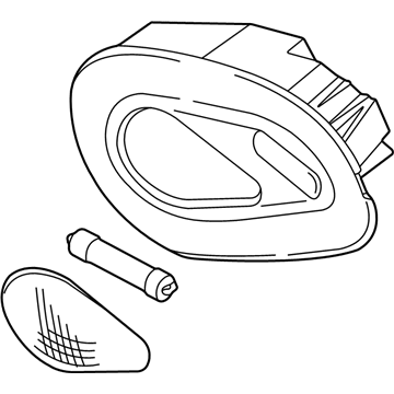 Ford F85Z13A702AAB Lamp Assembly Interior