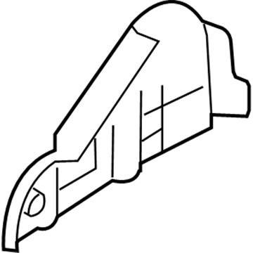 Ford 3L7Z-78613A96-ABA Cover - Rear Seat Bracket