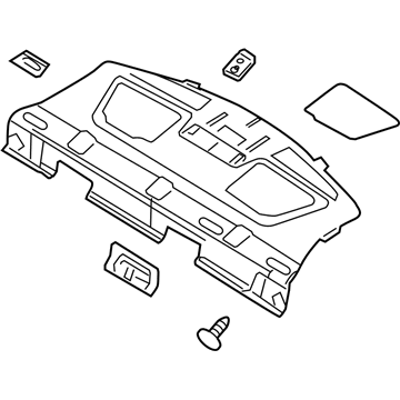 Ford 9H6Z-5446668-AB Panel Assy - Rear Package Tray Trim