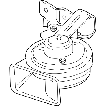 Ford GN1Z-13832-A Horn Assembly - Low Pitch