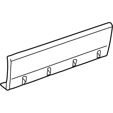 2004 Ford Explorer Door Moldings - 1L2Z-7820879-FB