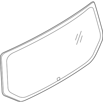 Ford DT1Z-6142006-AE Glass - Back Window