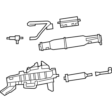 Ford 6L1Z-9D653-A Cannister - Fuel Vapour Store