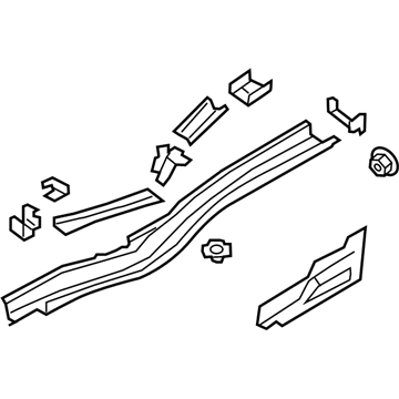 Ford HG9Z-5410124-B Member Assembly - Floor Side - Rear