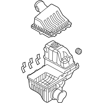 Ford 7C3Z-9600-E Cleaner Assembly - Air