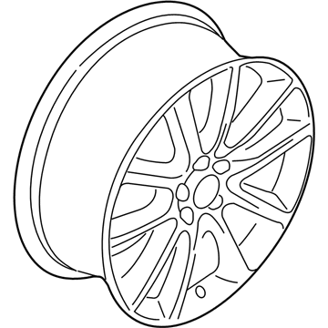 2013 Lincoln MKZ Spare Wheel - DP5Z-1007-D