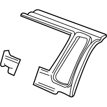 Ford XL2Z-9830591-AA Frame - Glass