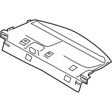 Ford DG1Z-5446668-FB Panel Assembly - Rear Package Tray