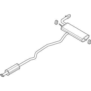 Ford Fusion Exhaust Pipe - DS7Z-5230-J