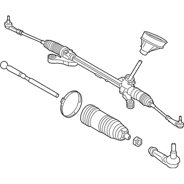 2018 Ford Fiesta Rack And Pinion - C1BZ-3504-M