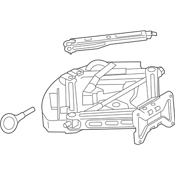 Ford FB5Z-17080-B Jack Assembly - Lifting