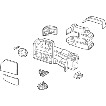 Ford JL3Z-17683-A Mirror Assembly - Rear View Outer