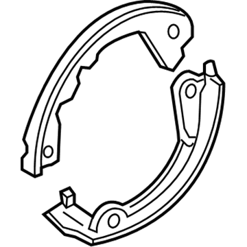 2017 Ford Mustang Parking Brake Shoe - FR3Z-2648-A