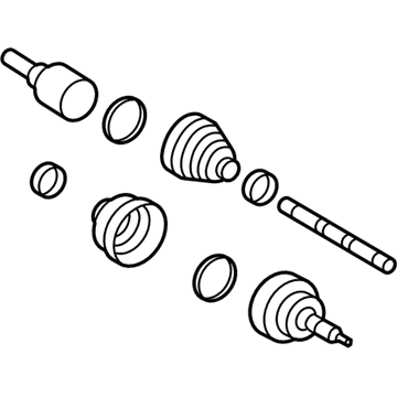 Ford JL3Z-3A428-A Front Axle Shaft