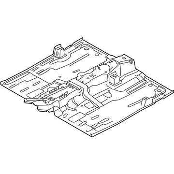 Ford 8S4Z-5411135-A Pan Assembly - Floor