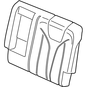 Ford FA1Z-5866601-BJ COVER ASY - REAR SEAT BACK