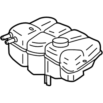 Ford HS7Z-8A080-A Tank Assembly - Radiator Overflow