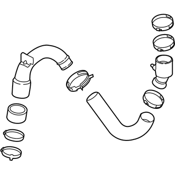 Ford F2GZ-6F073-B Tube - Outlet