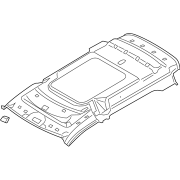 Ford DT1Z-1751942-AG Panel Assembly - Roof Trim - Rear