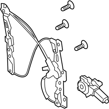 2019 Ford Ranger Window Regulator - AB3Z-2123200-C