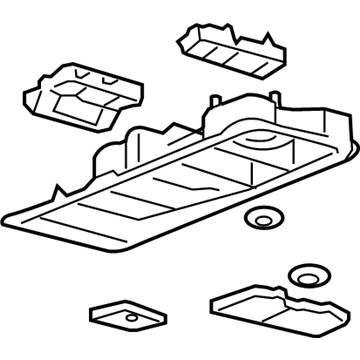 Ford 5F2Z-17519A70-AAC Console Assembly - Overhead