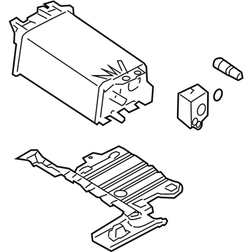 2009 Ford Taurus Vapor Canister - 8G1Z-9D653-E