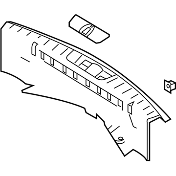 Ford DB5Z-7842624-CB Plate - Door Scuff