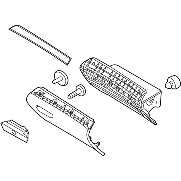 Ford FB5Z-78060T10-AB Box Assembly - Glove Compartment
