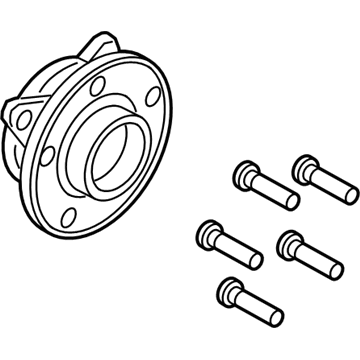 Ford FR3Z-1104-B Hub Assembly - Wheel