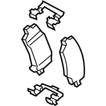 Ford FR3Z-2200-G Kit - Brake Lining