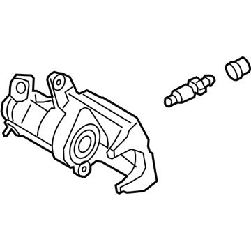 Ford KR3Z-2553-A Caliper Assembly - Brake - Less Pad