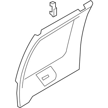 2006 Ford E-150 Weather Strip - 3C2Z-1642411-AAB