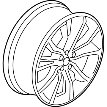 Ford GA8Z-1007-A Wheel Assembly