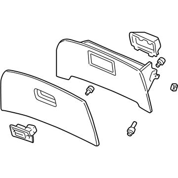 Ford 3F1Z-54060T10-AAC Box Assembly - Glove Compartment