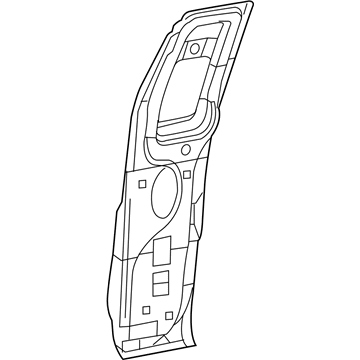 Ford 4L3Z-1524631-CA Door Assembly - Rear - Less Hinges