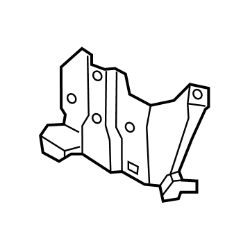 Ford KB3Z-17B985-A PLATE - BUMPER MOUNTING