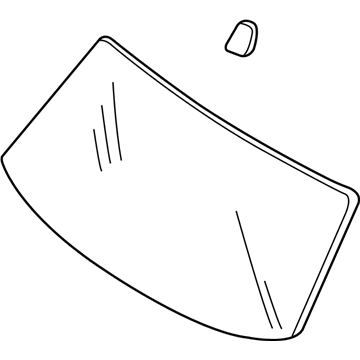 Ford 8L8Z-7803100-A Windshield Glass