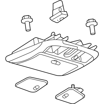 Ford 6H6Z-54519A70-BAA Console Assembly - Overhead