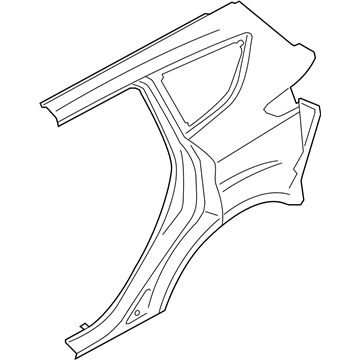 Ford GJ5Z-7827840-A Panel - Body Side - Rear