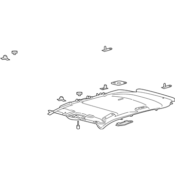 Ford FT4Z-5851916-FE Headlining - Roof